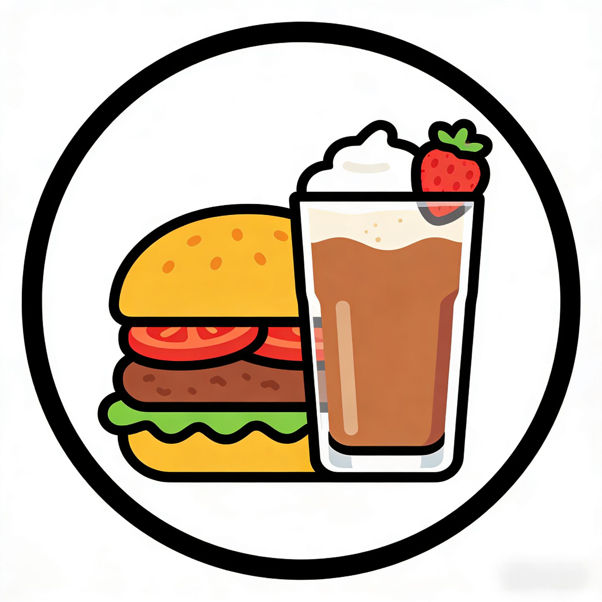 美食餐饮分类图标